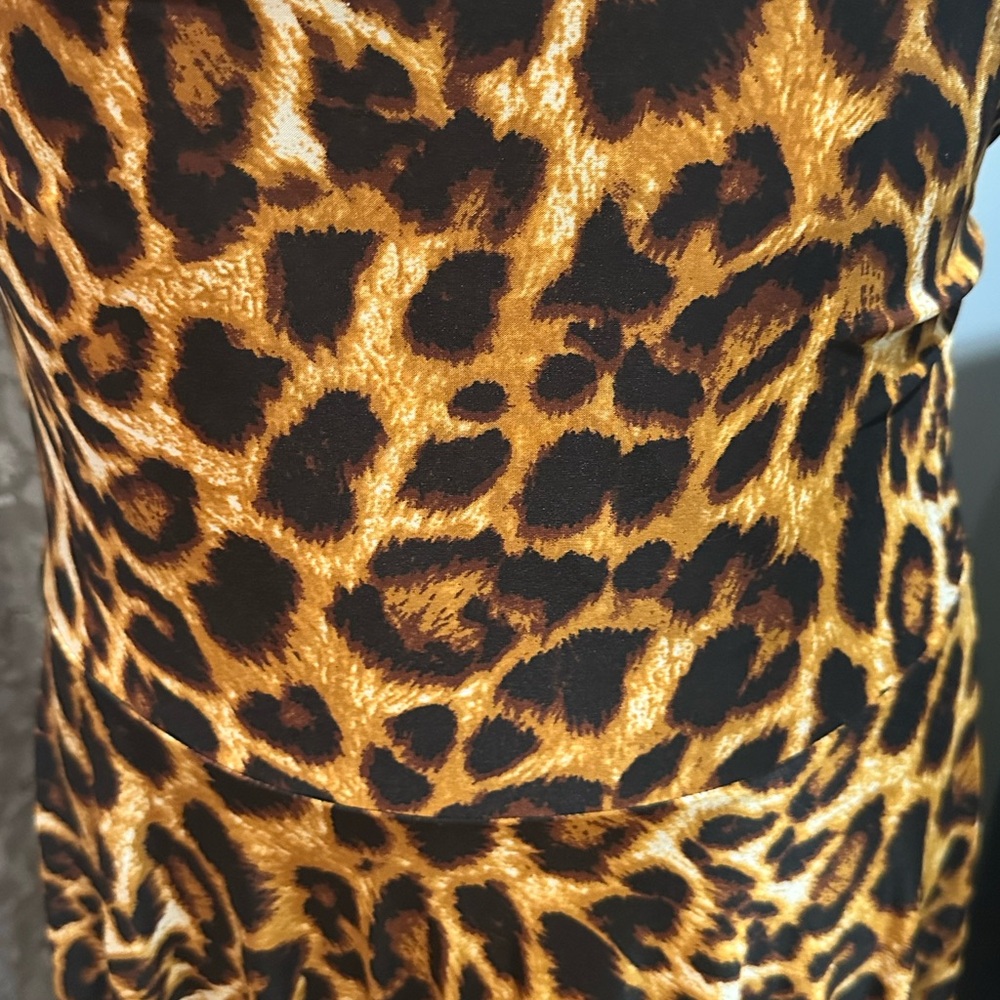 Leopard STRAPLESS Sundress - Picture 2 of 4
